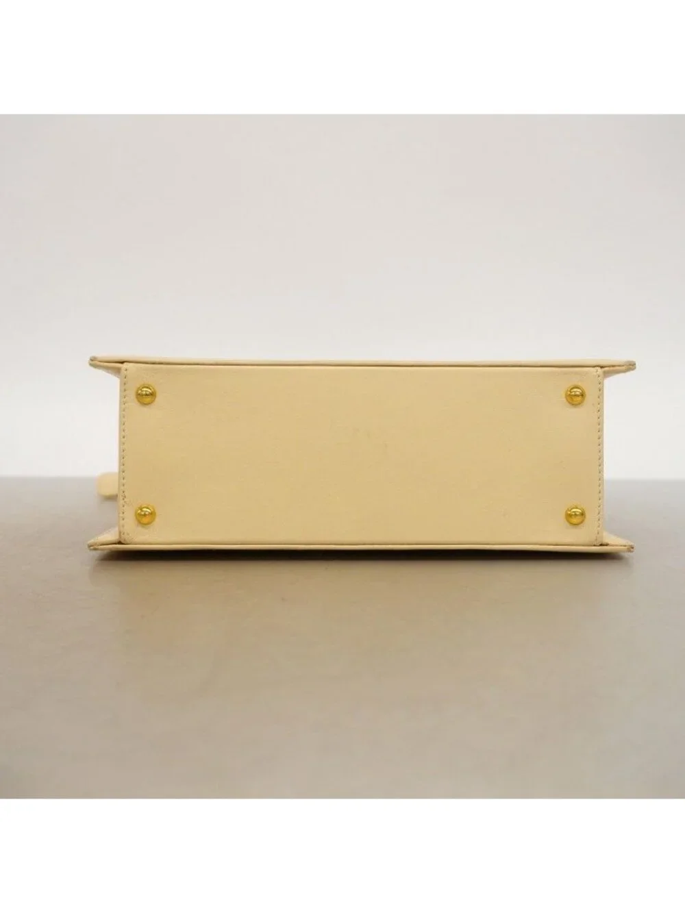 Chanel Shoulder Bag Lambskin Ivory Gold